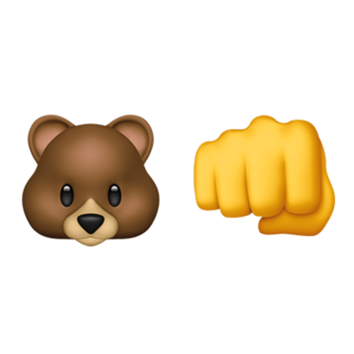 🐻👊 Emoji Domain iOS rendering